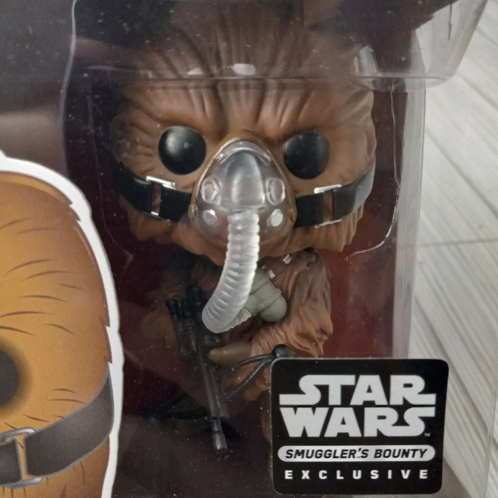 Star Wars Chewbacca Smugglers Bounty Exclusive Bobble Head Funko Pop #300